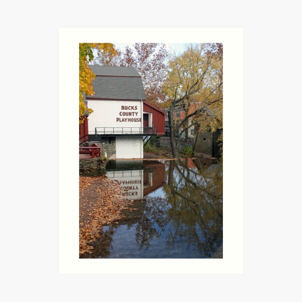Bucks County Playhouse Art Print