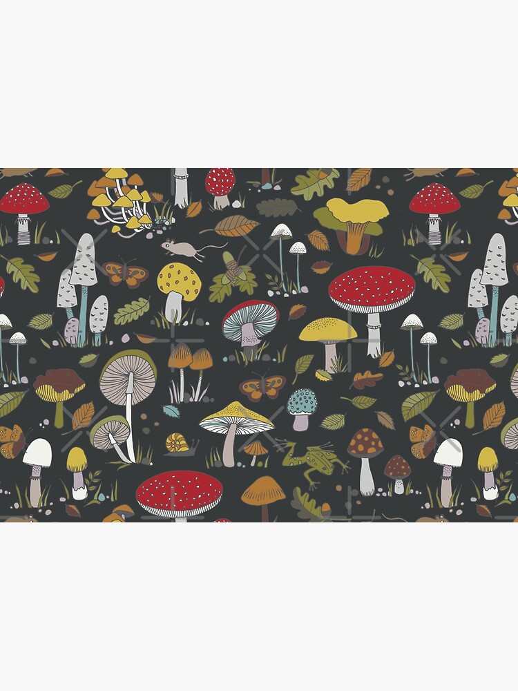 Forest Floor - fun fungus pattern by Cecca Designs by Cecca-Designs