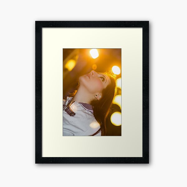 Damara Moon (in the city) Framed Art Print
