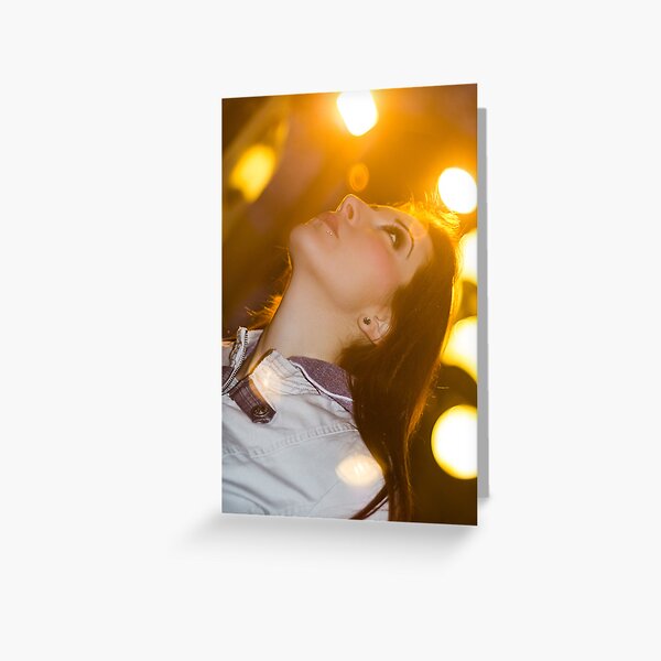 Damara Moon (in the city) Greeting Card