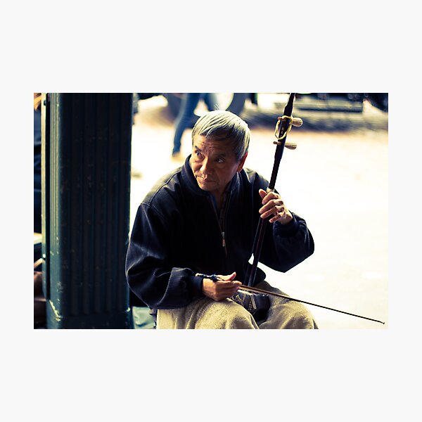 Erhu Street Musician Photographic Print