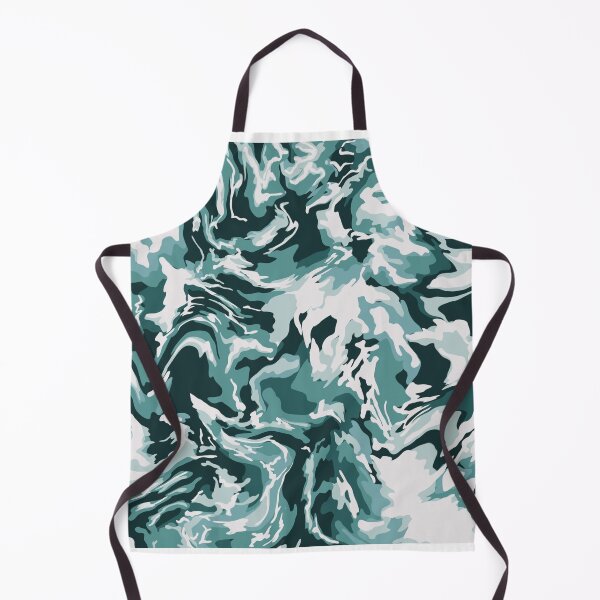 Item preview, Teal Ocean Waves Trendy Popular Pattern Aesthetic Summer VSCO Girl designed and sold by sherylwylie.