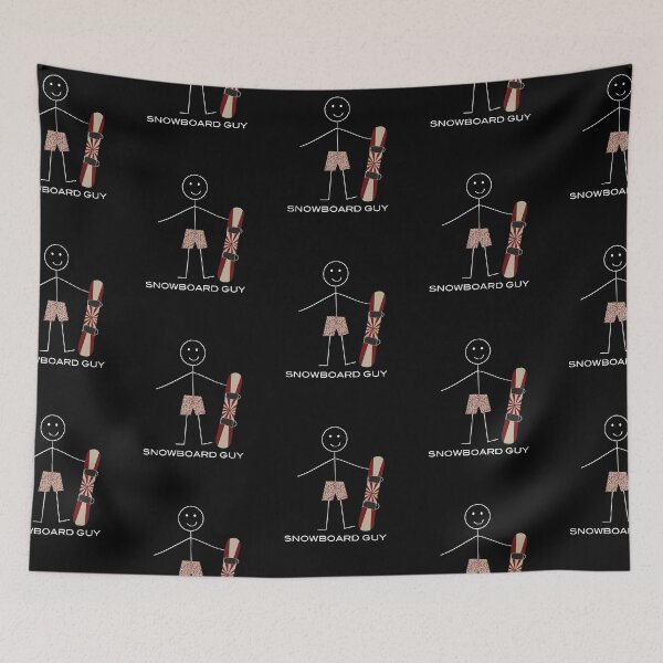 Item preview, Funny Mens Snowboard Guy designed and sold by whyitsme.