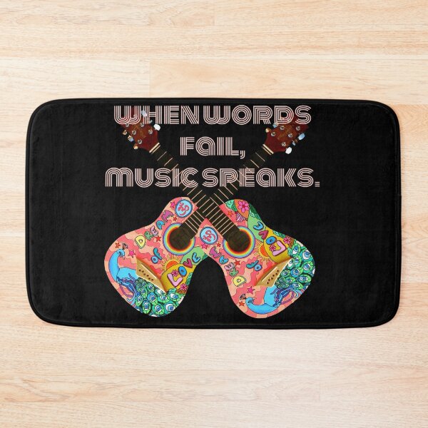 Item preview, when words fail, music speaks designed and sold by doctors-apparel.