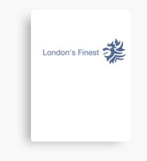 London's first London's finest Canvas Print