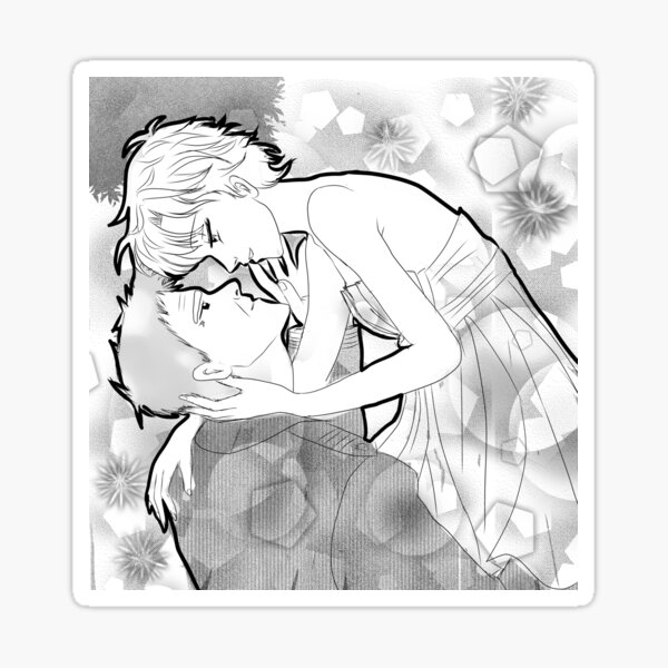 Stargate SG-1 - Sam Carter and Jack O'Neill Manga Draw Sticker