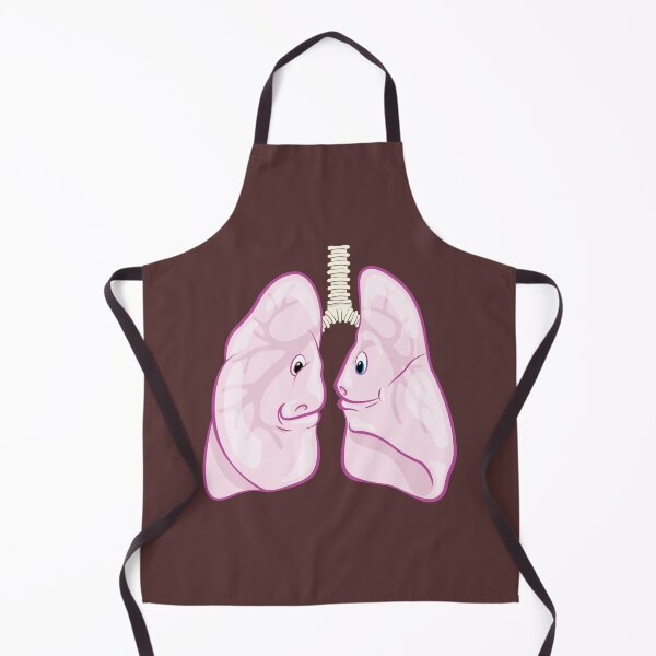 Item preview, Cute Lungs Anatomy and Physiology Medical Cartoon Illustration designed and sold by Zit-Zat-Zot.