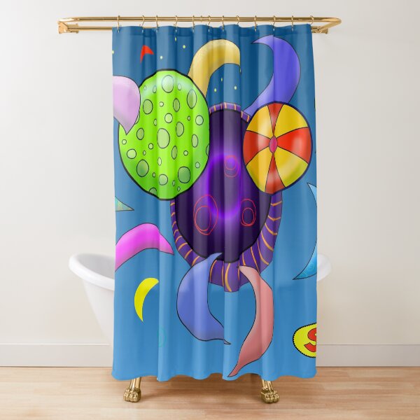 A Hole in the Universe Shower Curtain