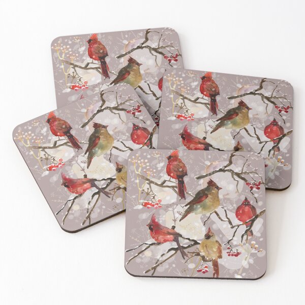 Item preview,  winter birds watercolor designed and sold by PointProkopenko.