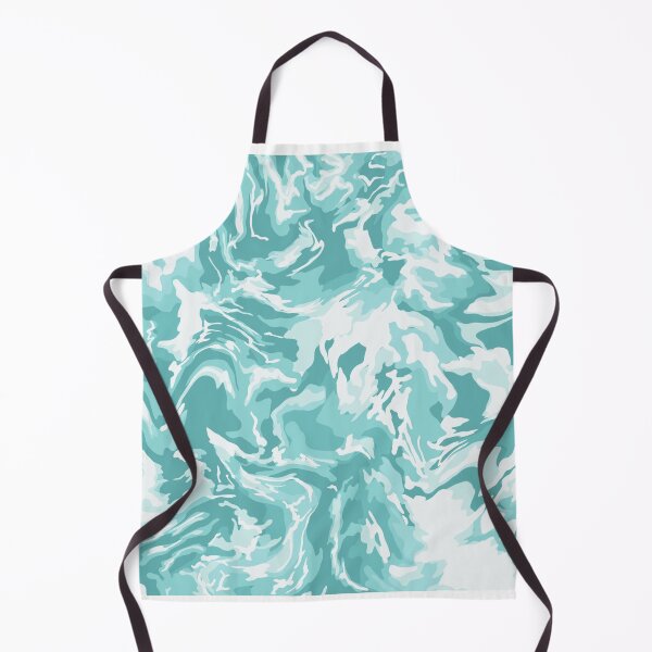 Item preview, Light Teal Ocean Waves Trendy Popular Pattern Aesthetic Summer VSCO Girl designed and sold by sherylwylie.