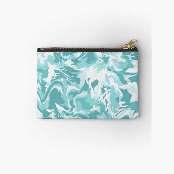 Item preview, Light Teal Ocean Waves Trendy Popular Pattern Aesthetic Summer VSCO Girl designed and sold by sherylwylie.
