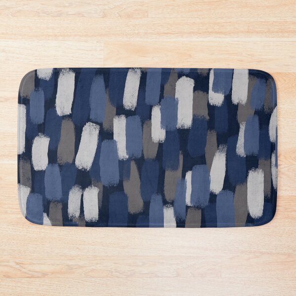 Item preview, Abstract, Grey and Blue, Paint Brush Effect designed and sold by OneThreeSix.