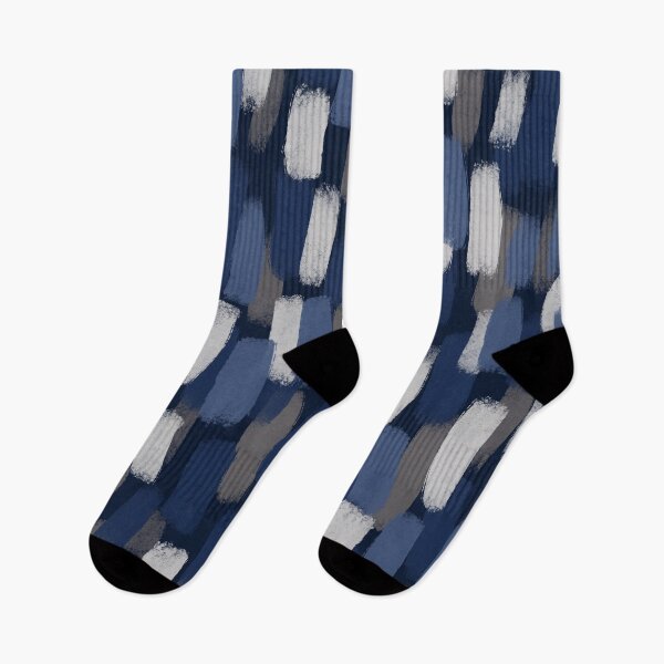 Item preview, Abstract, Grey and Blue, Paint Brush Effect designed and sold by OneThreeSix.