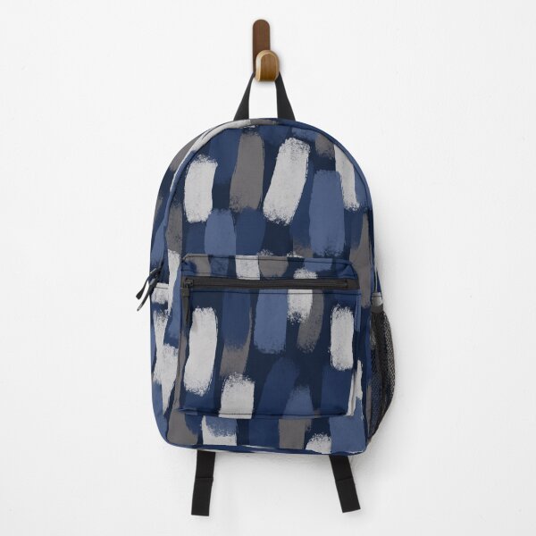 Item preview, Abstract, Grey and Blue, Paint Brush Effect designed and sold by OneThreeSix.