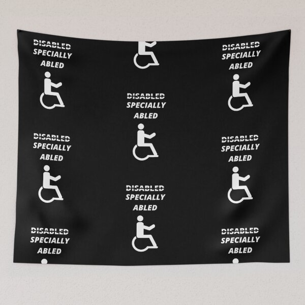 Item preview, Disabled specially abled bold motivating inspiring t-shirt apparel design designed and sold by AnujShah7.