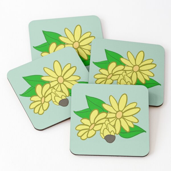 Item preview, Golden Flowers designed and sold by DrawingBasic.