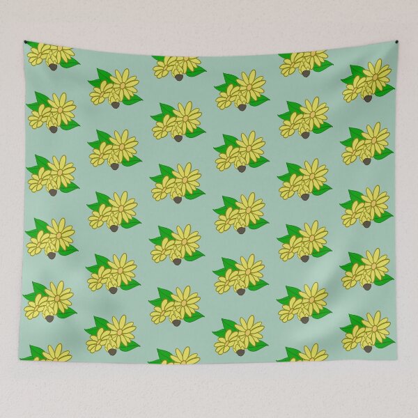 Item preview, Golden Flowers designed and sold by DrawingBasic.