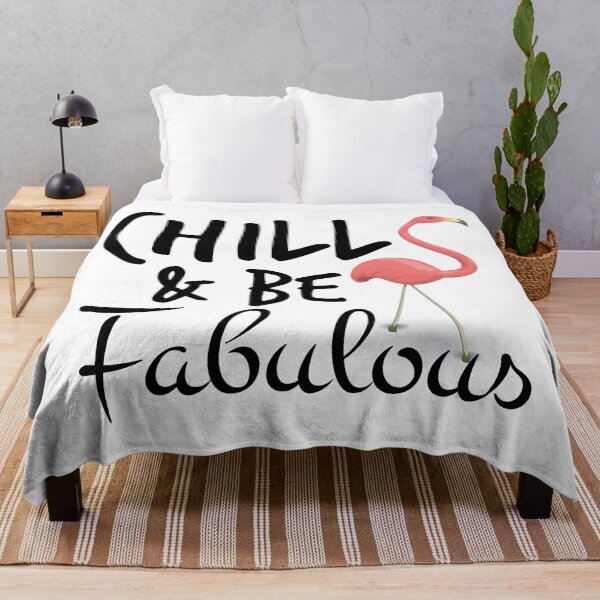 Item preview, Chill And Be Fabulous With Flamingo designed and sold by 4AllTimes.