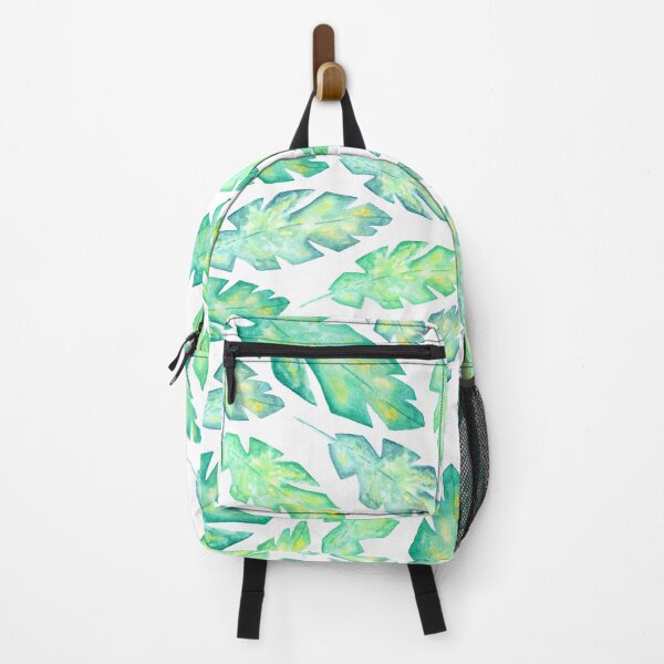 Item preview, Watercolor Banana Leaves Pattern print designed and sold by ApricotBlossom.
