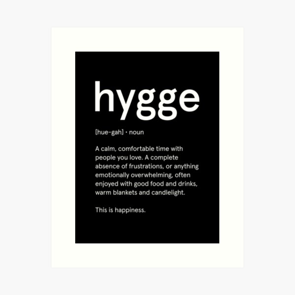 Item preview, Hygge: Scandinavian Living | Black Edition designed and sold by karanwashere.
