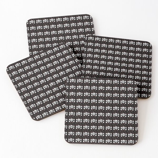 Item preview,  skull and crossbones white and black pattern design designed and sold by Department61.