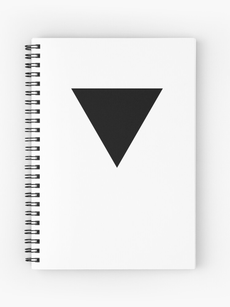 Triangle Notebook - Black