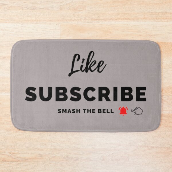 Item preview, Like, Subscribe, smash the bell! designed and sold by Art With Impact – Statement Art & Apparel for Deep Thinkers.