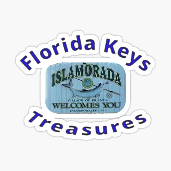 Islamorada Village of Islands Welcome Sign Sticker