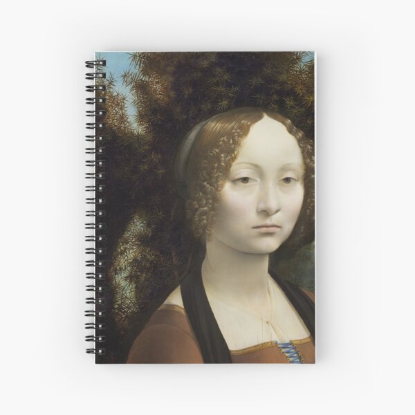 Portrait de Ginevra de' Benci Spiral Notebook