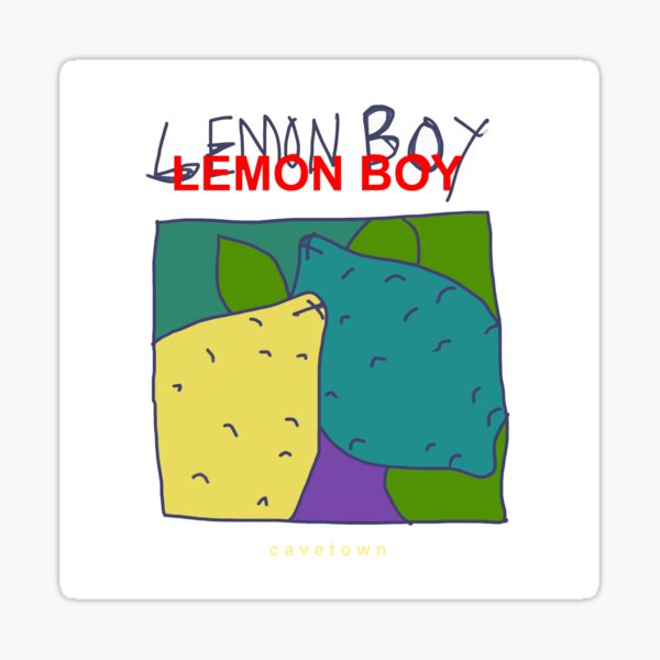 Lemon Boy Sticker
