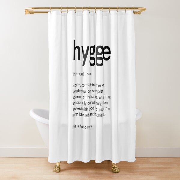 Scandinavian Shower Curtains Hygge Fox Bathroom Décor 