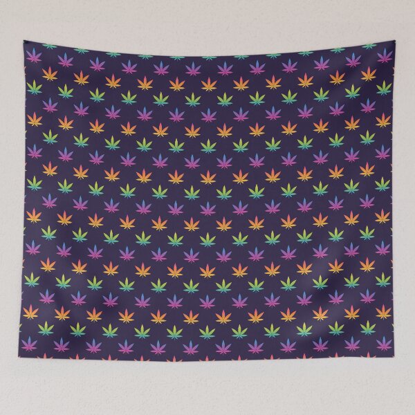 Item preview, Rainbow Marijuana Pattern designed and sold by 8118420I.