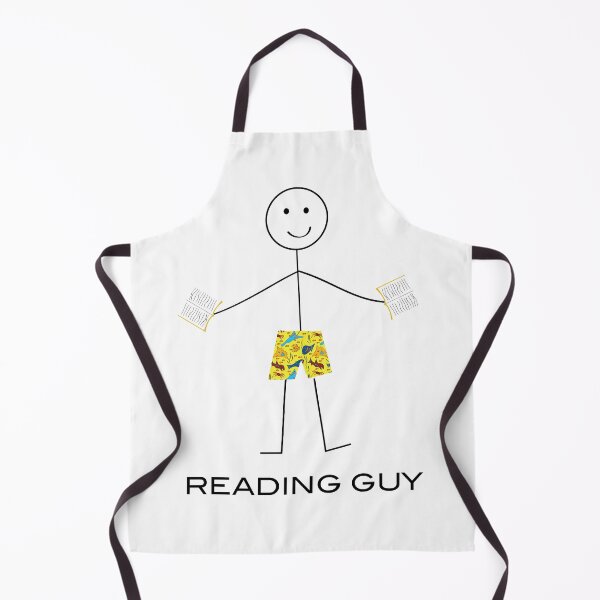 Item preview, Funny Mens Reading Guy designed and sold by whyitsme.