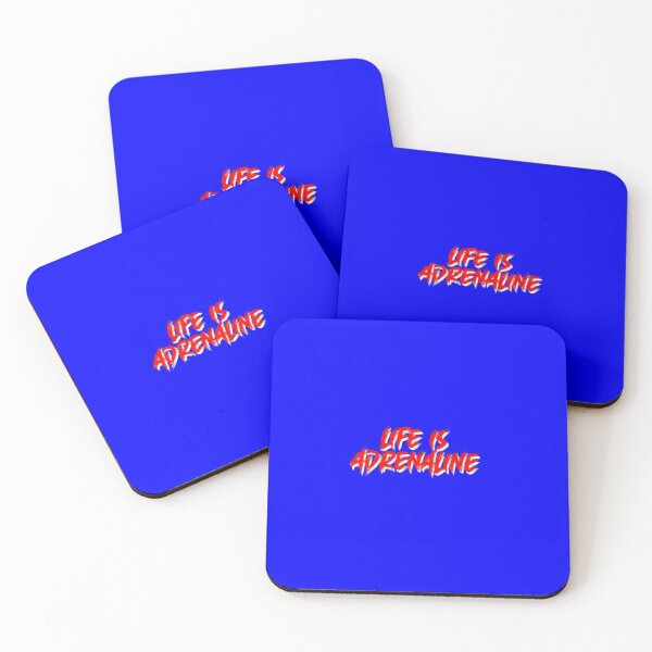 Item preview, Life Is Adrenaline Quote Rush Motivational Speed Fierce Motivate Inspire  designed and sold by iristreasure.
