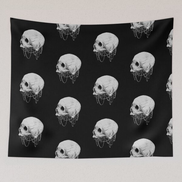 Item preview, Stringy Skull designed and sold by marilsolstice.