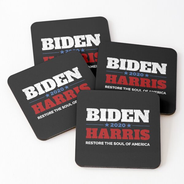 Biden Harris 2020 Restore The Soul Of America Coasters (Set of 4)