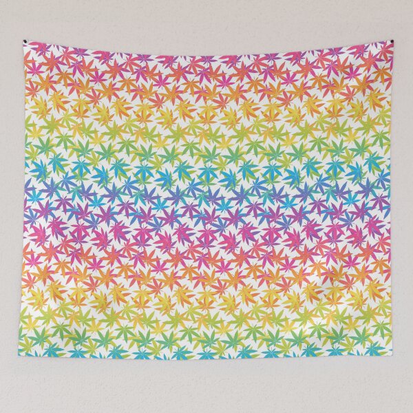 Item preview, Rainbow Marijuana Pattern designed and sold by 8118420I.