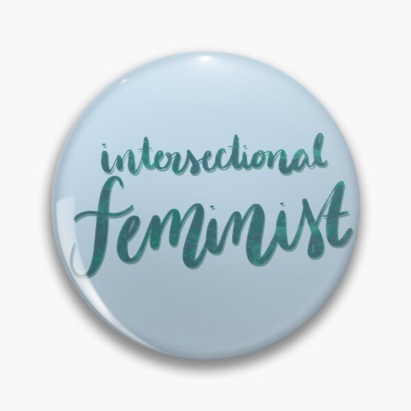 Artikelvorschau, Intersectional feminist blue cursive entworfen und verkauft von daisywaid.