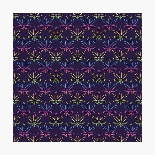 Item preview, Rainbow Marijuana Pattern designed and sold by 8118420I.