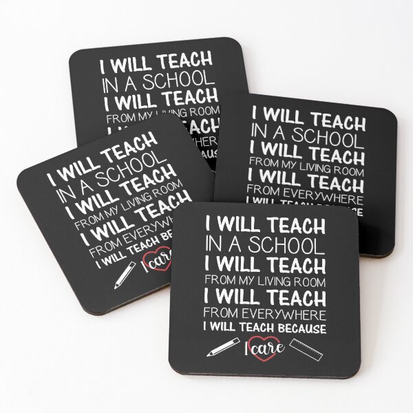 Item preview, I Care Dedicated Teacher Online School Distance Learning graphic designed and sold by jakehughes2015.