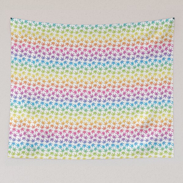 Item preview, Rainbow Marijuana Pattern designed and sold by 8118420I.