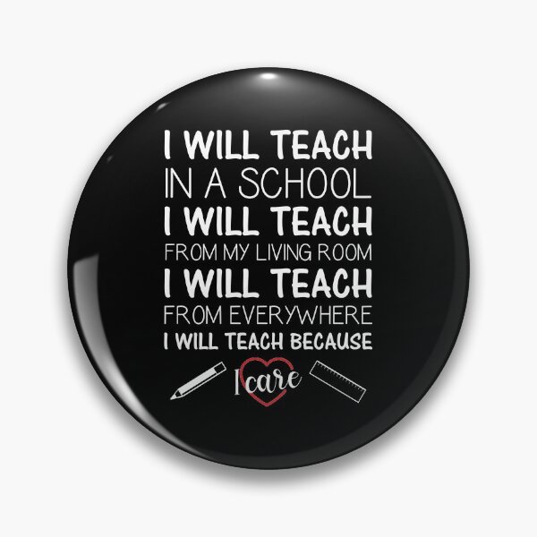 Item preview, I Care Dedicated Teacher Online School Distance Learning graphic designed and sold by jakehughes2015.