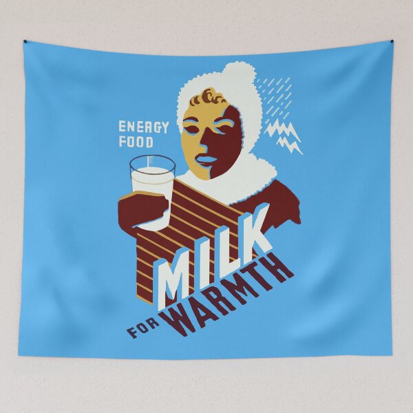 Item preview, WPA Milk for Warmth Energy Food designed and sold by digitalvintage.