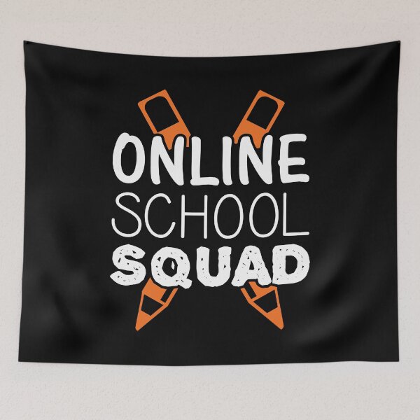Item preview, Online School Squad Distance Learning print designed and sold by jakehughes2015.