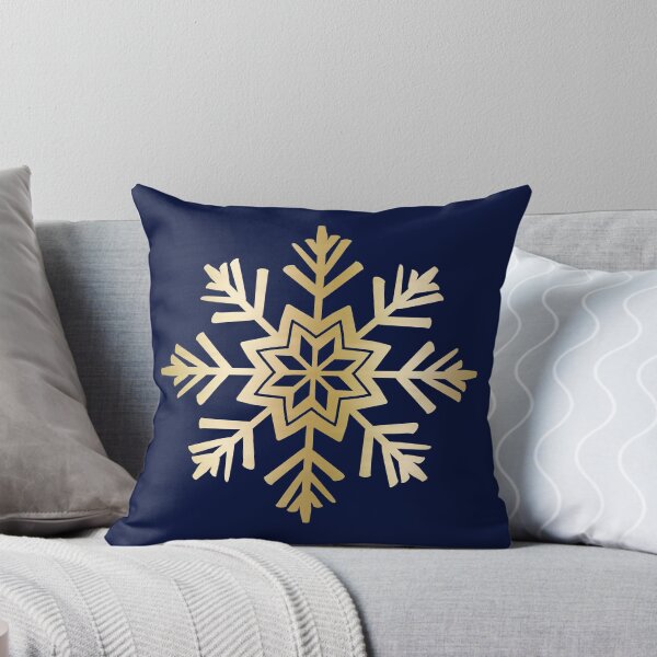 Item preview, Golden Snowflake on Midnight Blue designed and sold by MFGB-Creations.