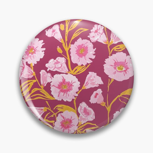 Item preview, Flores pintadas de malva designed and sold by KalynKepner.