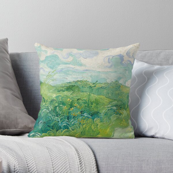 Green wheat fields, Auvers, 1890 - Van Gogh Coussin