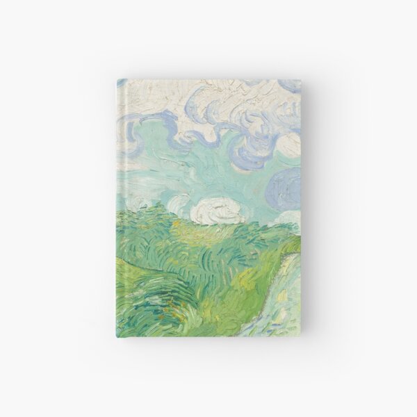 Green wheat fields, Auvers, 1890 - Van Gogh Carnet cartonné
