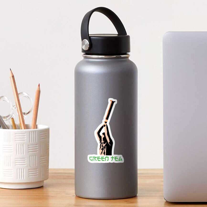 "Hot Rod Green Tea" Sticker for Sale by DustinMT Redbubble