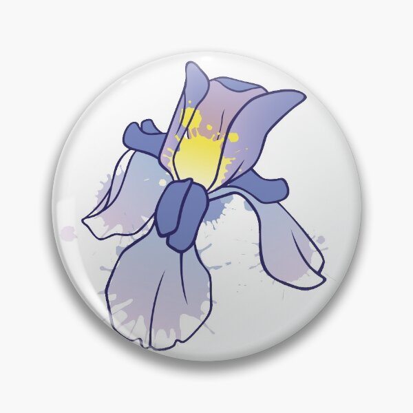 Item preview, A beautiful iris flower with blots designed and sold by Olena Ambrosova.